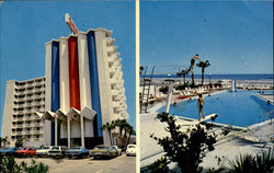 Sheraton Inn, 3161 South Atlantic Avenue Daytona Beach, FL Postcard Postcard