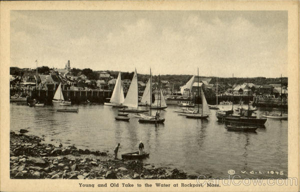 Young And Old Take To The Water Rockport Massachusetts