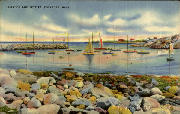 Harbor And Jetties Rockport Massachusetts