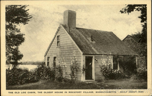 The Old Log Cabin Rockport Massachusetts