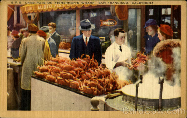 Crab Pots On Fisherman's Wharf San Francisco California