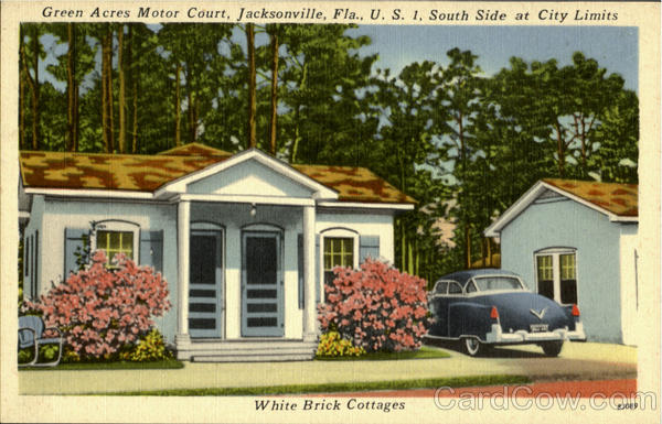 Green Acres Motor Court, U. S. 1 Jacksonville Florida