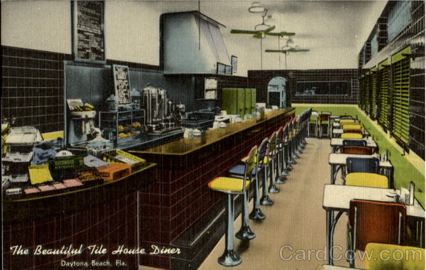 The Beautiful Tile House Diner, 139 Orange Ave Daytona Beach Florida
