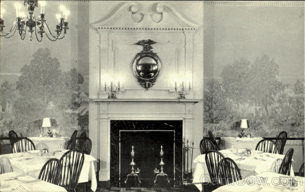 The Fireplace Harding's Colonial Room, 21 South Wabash Avenue Chicago Illinois