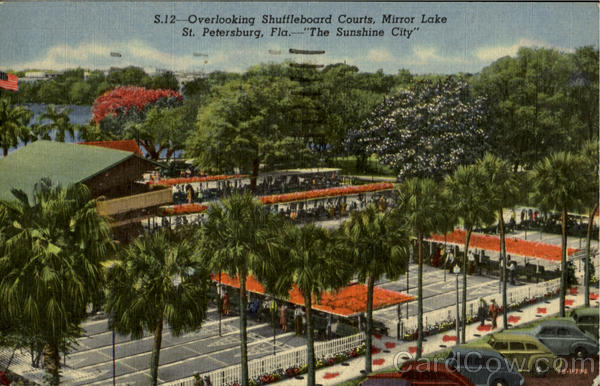 Overlooking Shuffleboard Courts, Mirror Lake St. Petersburg Florida