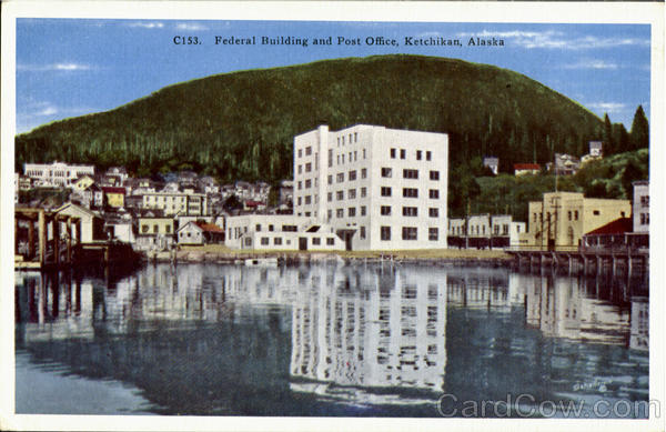 Federal Building And Post Office Ketchikan Alaska