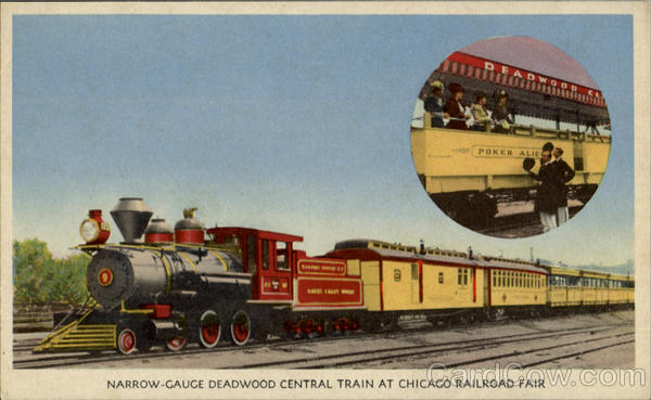 Narrow Gauge Deadwood Central Train Chicago Illinois