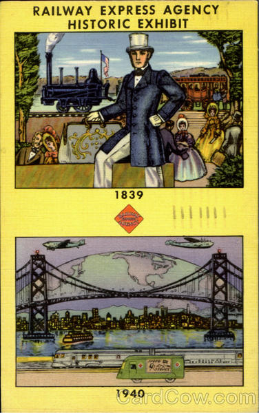 1940 Railway Express Agency Historic Exhibit Trains, Railroad