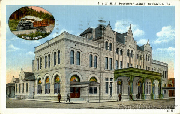 L. & N. R. R. Passenger Station Evansville Indiana