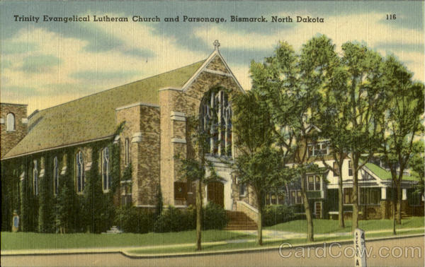 Trinity Evangelical Lutheran Church And Parsonage Bismarck North Dakota