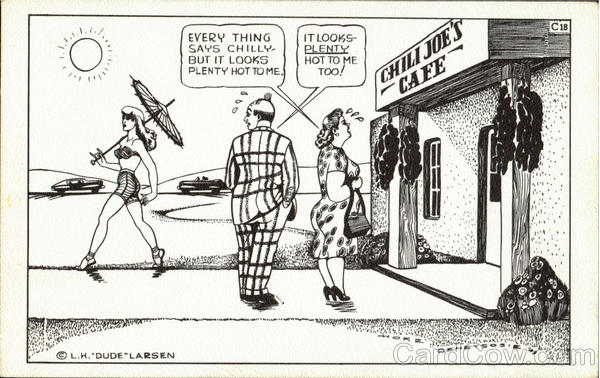 C18 Chili Cafe Comic, Funny