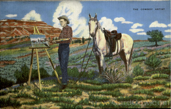 The Cowboy Artist Cowboy Western