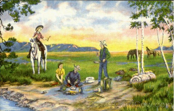 The Lure Of The West Cowboy Western