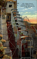 Upper Station Incline Railway At The Royal Gorge Showing One Of The Cars Postcard