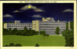 Bristol Memorial Hospital Virginia Postcard Postcard