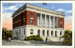 Post Office Washington, NC Postcard Postcard