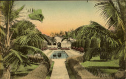 Tropical Home Grounds Scenic, FL Postcard Postcard