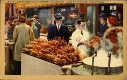Crab Pots On Fisherman's Wharf Postcard