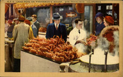 Crab Pots On Fisherman's Wharf San Francisco, CA Postcard Postcard