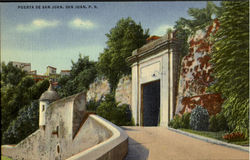 Puerta De San Juan Postcard