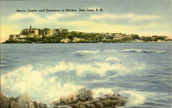 Morro Castle And Entrance To Harbor San Juan, PR Puerto Rico Postcard Postcard