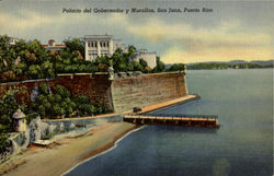 Palacio Del Gobernador Y Murallas Postcard