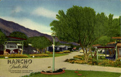 Rancho Trailer Park, 1563 South Palm Canyon Drive Postcard
