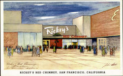 Rickey's Red Chimney Postcard