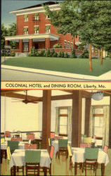 Colonial Hotel And Dining Room Postcard