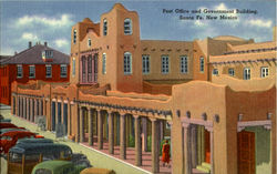 Post Office And Government Building Santa Fe, NM Postcard Postcard