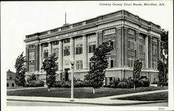Conway County Court House Postcard