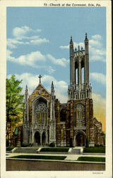 Church Of The Covenant Erie, PA Postcard Postcard