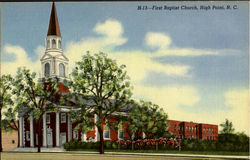 First Baptist Church Postcard