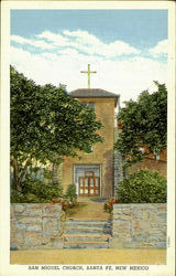 San Miguel Church Santa Fe, NM Postcard Postcard