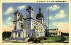 Basilica Of St. Mary Minneapolis, MN Postcard Postcard