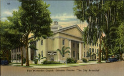 First Methodist Church Postcard