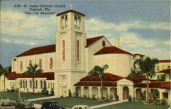 St. James Catholic Church Postcard