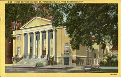 First Baptist Church St. Petersburg, FL Postcard Postcard