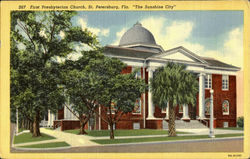 First Presbyterian Church Postcard