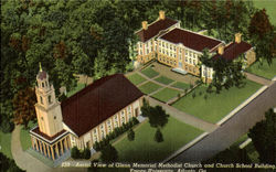 Glenn Memorial Methodist Church, Emory University Postcard