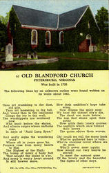 Old Blandford Church Postcard