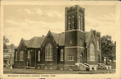 Methodist Episcopal Church Athens, TN Postcard Postcard