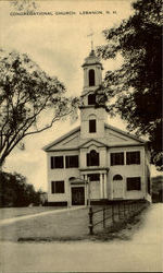 Congregational Church Lebanon, NH Postcard Postcard