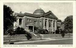 First Baptist Church Postcard
