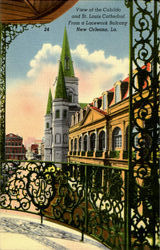 View Of The Cabildo And St. Louis Cathedral Postcard