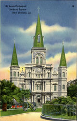 St. Louis Cathedral, Jackson Square Postcard