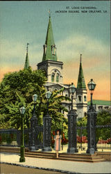 St. Louis Cathedral, Jackson Square Postcard