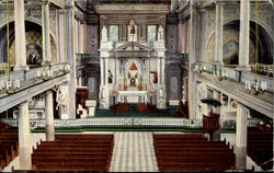 Interior Of St. Louis Cathedral Postcard