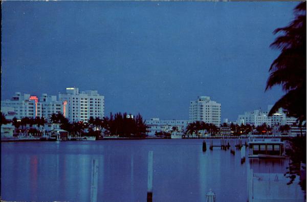 Beautiful Hotels At Night Miami Beach Florida