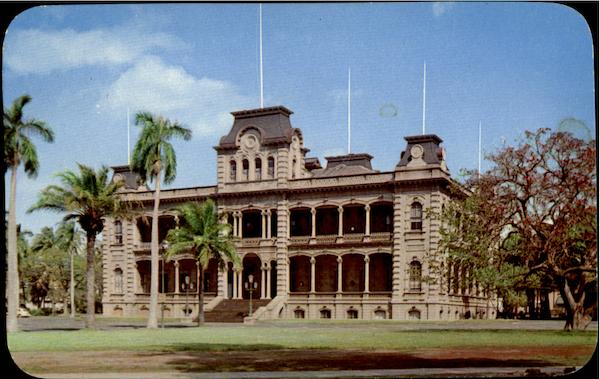 Iolani Palace Honolulu Hawaii